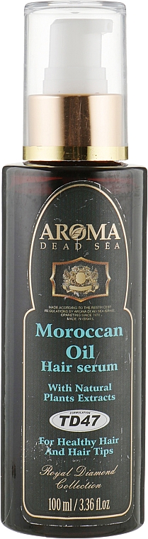 Серум для волос с маслом аргании - Aroma Dead Sea Moroccan Oil