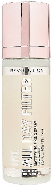 Спрей для фиксации макияжа - Makeup Revolution IRL All Day Filter Fixing Spray — фото N1