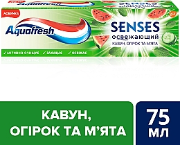 Зубна паста "Освіжальний кавун" - Aquafresh Senses — фото N4