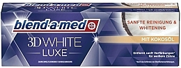 Духи, Парфюмерия, косметика Зубная паста с кокосовым маслом - Blend-a-med 3D White Luxe With Coconut Oil Tooth Whitener Toothpaste