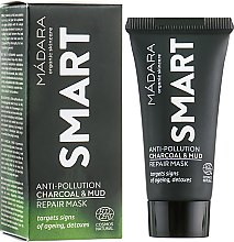 Маска для обличчя - Madara Cosmetics Smart Line Anti-Pollution Charcoal&Mud Repair Mask — фото N4