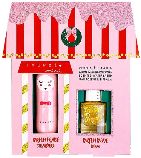 Набор - Inuwet Mini Juliette House (lip/balm/3.5g + nail/polish/5ml) — фото N1