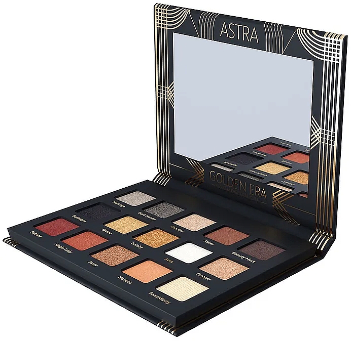 Палетка теней для век - Astra Make-up Golden Era Eyeshadow Palette — фото N1
