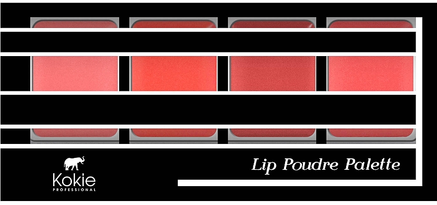 Палетка губных помад - Kokie Professional Lip Poudre Lip Palette — фото N1
