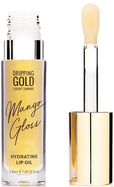 Увлажняющее масло для губ - Sosu by SJ Dripping Gold Luxury Tanning Hydrating Lip Oil — фото N3