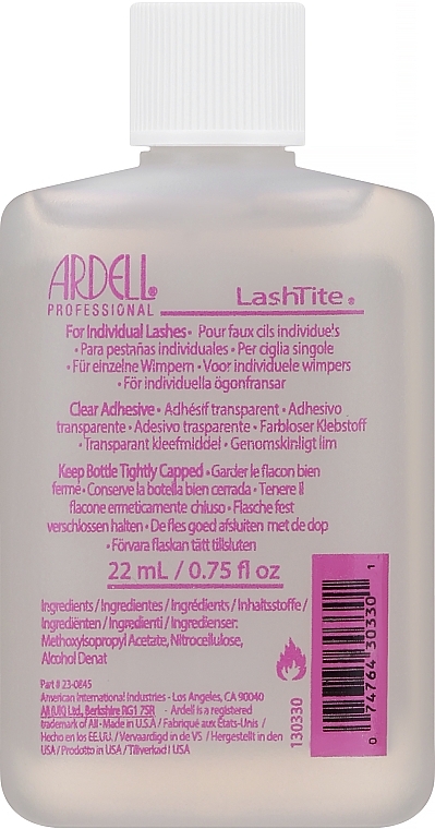 Прозорий клей для пучкових вій - Ardell LashTite Adhesive Clear — фото N1