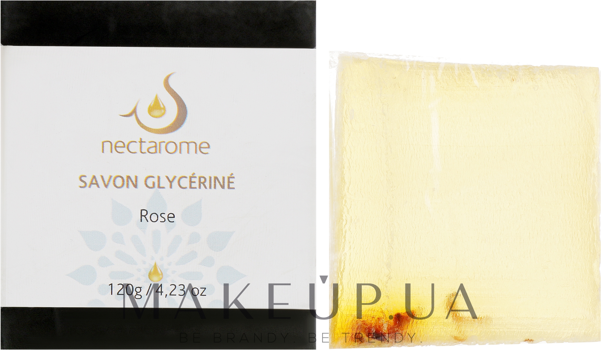 Мило гліцеринове з трояндою - Nectarome Soap With a Rose — фото 120g