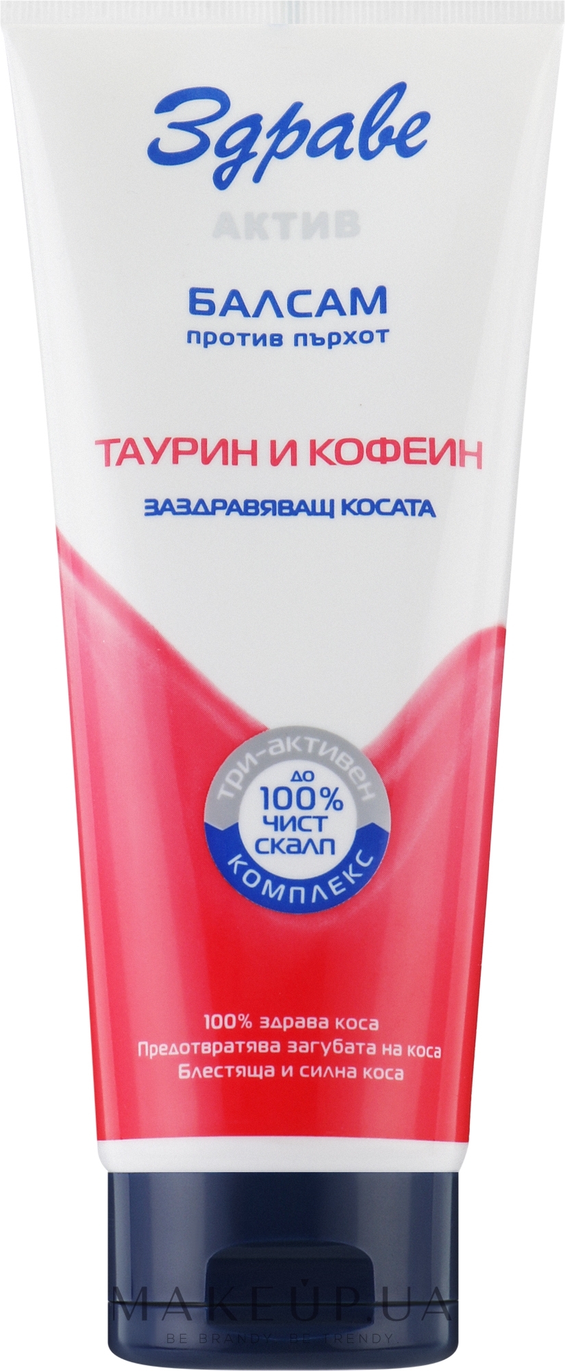 Кондиціонер проти лупи з кофеїном і таурином - Zdrave Active Conditioner — фото 200ml