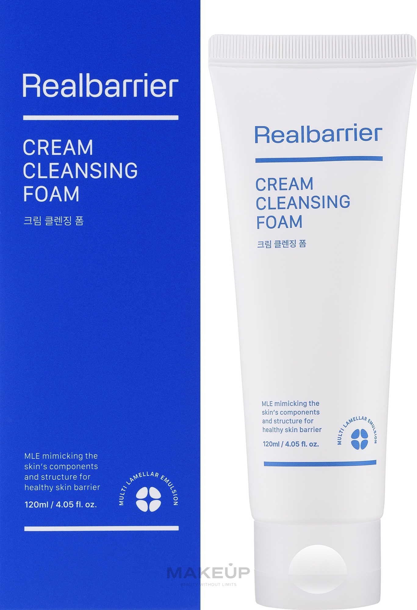 Кремова очищувальна пінка - Real Barrier Cream Cleansing Foam — фото 120ml