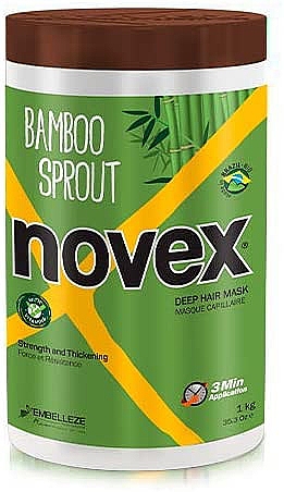Маска для волосся - Novex Bamboo Sprout Deep Hair Mask — фото N1