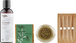Набор - Najel (soap/190g + soap/100g + water/200ml + soap/dish/1pie) — фото N2