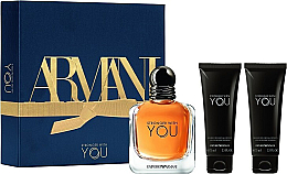 Духи, Парфюмерия, косметика Giorgio Armani Emporio Armani Stronger With You - Набор (edt/100ml + sh/gel/2x75ml)