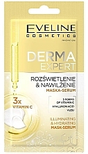 Духи, Парфюмерия, косметика Маска-сыворотка для лица - Eveline Cosmetics Derma Expert Illuminating And Hydrating Mask-Serum