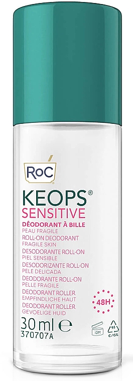 Дезодорант для тела - Roc Keops Deo Roll-On Sensitive Skin — фото N1