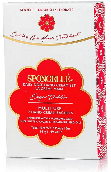 Набор - Spongelle Sugar Dahlia Hand Cream Set — фото N1