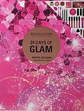 Набір "Адвент-календар", 24 продукти - Makeup Revolution 24 Days of Glam Advent Calendar — фото N2