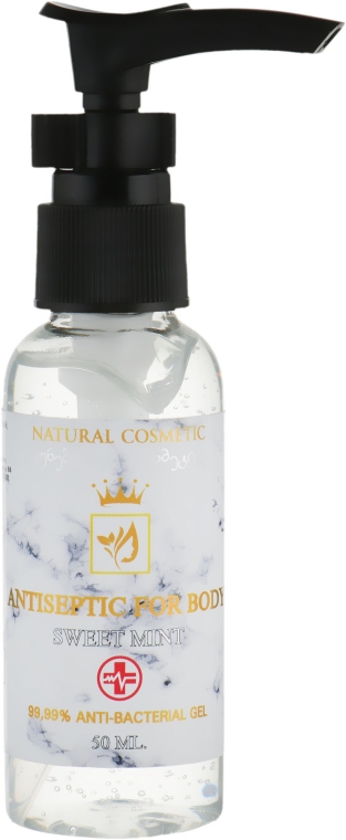 Натуральний антисептик-гель для тіла з легким ароматом м'яти - Enjoy & Joy Eco Antiseptic For Body Sweet Mint — фото N1