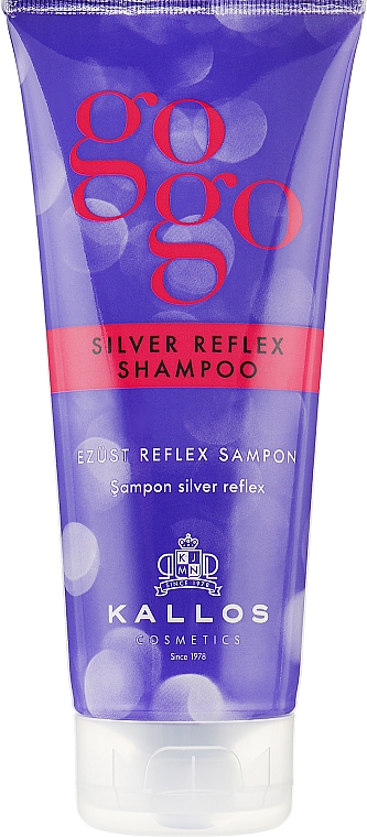 Шампунь для седых волос - Kallos Cosmetics Gogo Silver Reflex Shampoo