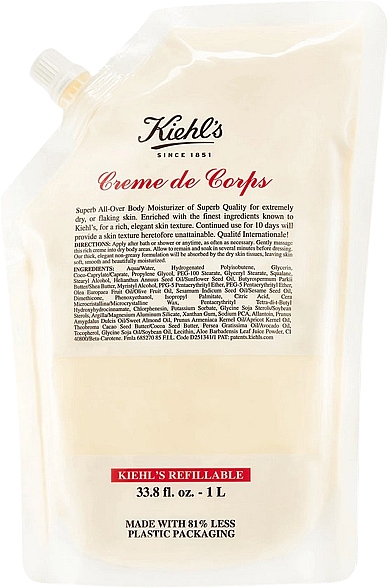 Живильний крем для тіла - Kiehl's Creme de Corps (рефіл) — фото N1