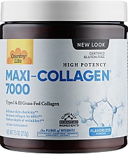 Парфумерія, косметика Натуральна добавка в порошку "Максіколаген", 7000 мг - Country Life Maxi Collagen 7000 mg