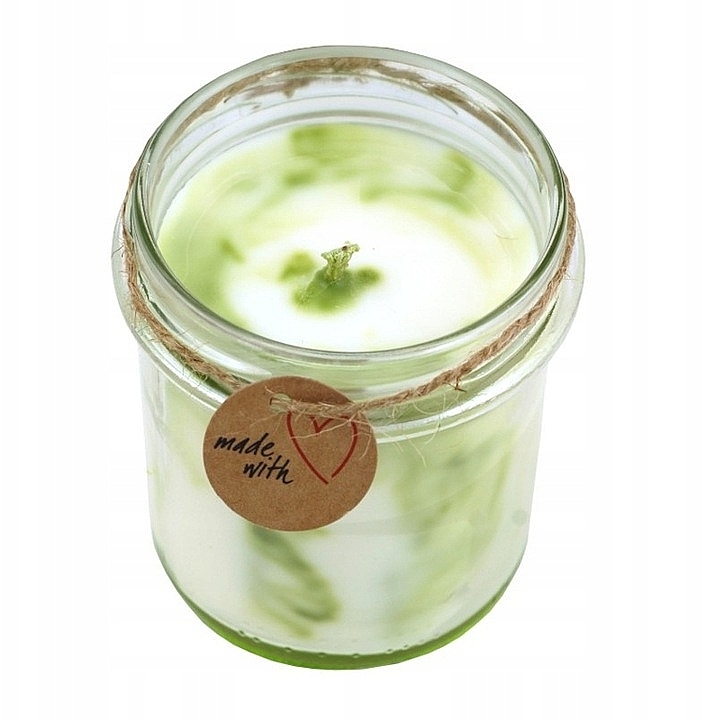 Ароматична мармурова свічка "Зелене яблуко" - Miabox Candle Green Apple — фото N2