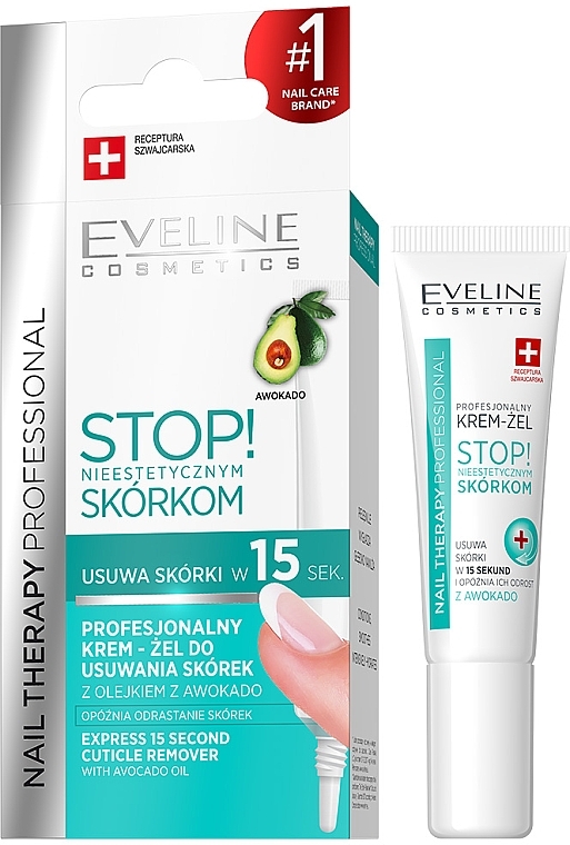 УЦІНКА Засіб для видалення кутикули - Eveline Cosmetics Nail Therapy Professional * — фото N1