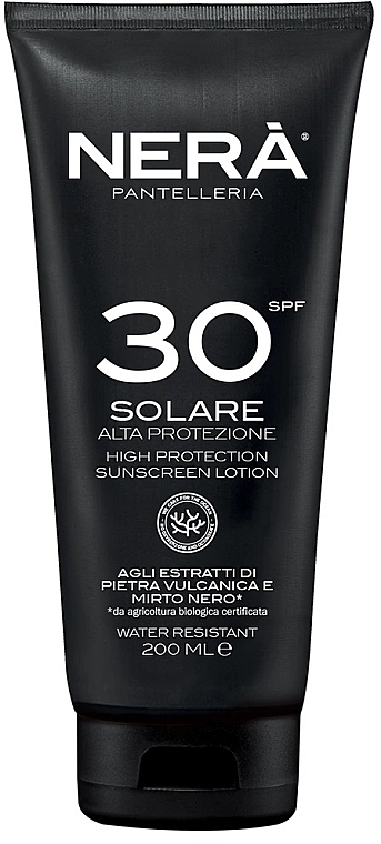 Солнцезащитный лосьон SPF30 - Nera Pantelleria High Protection Sunscreen Lotion SPF30 — фото N2