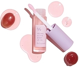 Масло-блеск для губ с ресвератролом и экстрактом клюквы - Dr.Ceuracle Vegan Active Berry Lip Oil — фото N3