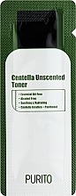 Парфумерія, косметика Тонер з центелою для гіперчутливої шкіри обличчя - Purito Centella Unscented Toner (пробник)
