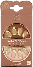 Набор накладных ногтей - Sosu by SJ Salon Nails In Seconds Limelight — фото N1