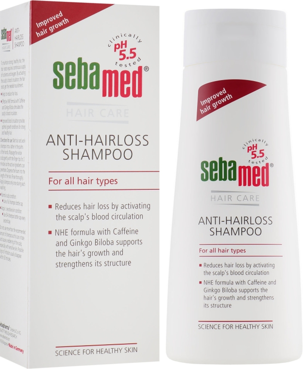 Шампунь проти випадіння волосся - Sebamed Hair Care Anti-hairloss Shampoo — фото N1