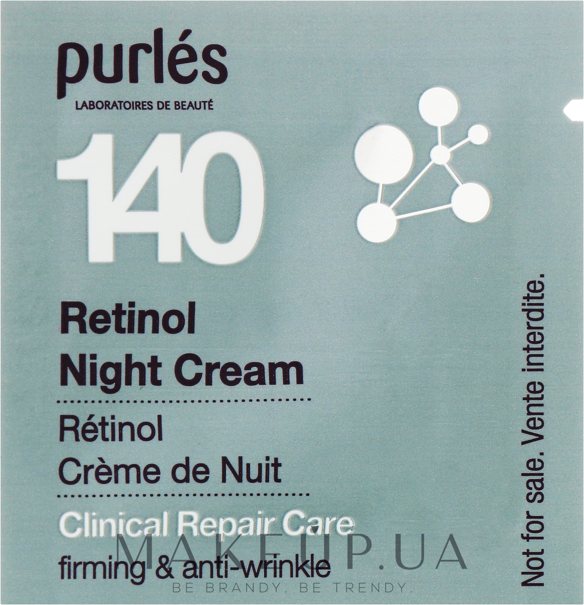 Ретиноловый ночной крем - Purles Clinical Repair Care 140 Retinol Night Cream (пробник) — фото 1ml
