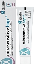 Зубна паста для чутливих зубів - Miradent Mirasensitive Hap+ Toothpaste — фото N2