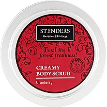 Духи, Парфюмерия, косметика Скраб для тела "Клюква" - Stenders Cranberry Creamy Body Scrub