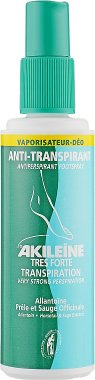 Дезодорант-антиперспирант для ног - Akileine Antiperspirant Footspray