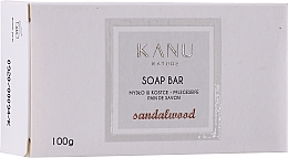 Парфумерія, косметика Шматкове мило "Сандалове дерево" для рук і тіла - Kanu Nature Soap Bar Sandalwood