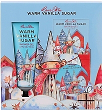 Набір - Love Skin Warm Vanilla Sugar (sh/gel/110ml + b/salt/100g + b/lot/50ml) — фото N1