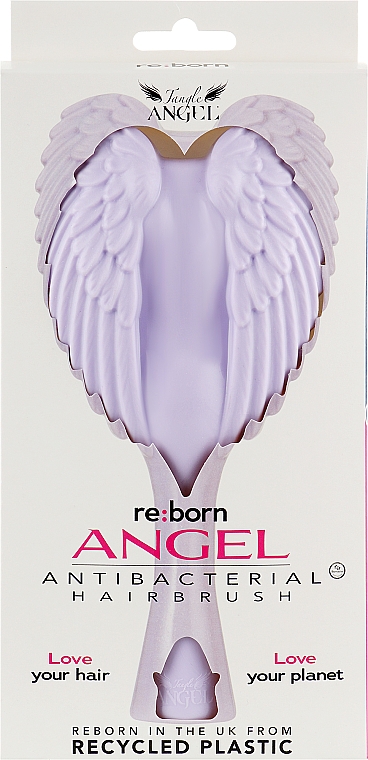 Щітка для волосся, бузково-сіра - Tangle Angel Re:Born Lilac — фото N4