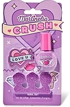Набор для ухода за ногтями, фиолетовый - Martinelia Crush Nails — фото N1