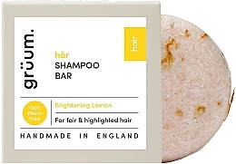 Твердый шампунь для блондинок - Gruum Shampoo Bar Brightening — фото N1