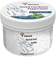 Парфумерія, косметика Масло для рук і ніг "М'ята перцева" - Verana Hand & Foot Butter Peppermint