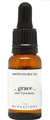 Ароматична, водорозчинна олія "Mint Tea & Basil" - Ambientair The Olphactory Water Soluble Oil — фото N1