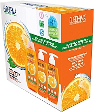 Парфумерія, косметика Набір - Eloderma Orange Flower (shmp/400ml + b/lot/300ml + l/soap/300ml + b/sponge)