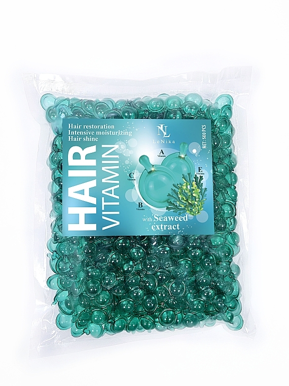 Вітаміни для волосся з екстрактом Морських водоростей - LeNika — фото N4