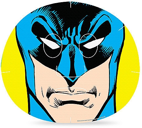 Тканевая маска для лица "Черный чай" - Mad Beauty DC This Is A Job For Batman Face Mask — фото N2