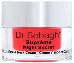 Восстанавливающий ночной крем - Dr Sebagh Supreme Night Secret Face & Neck Cream — фото N1
