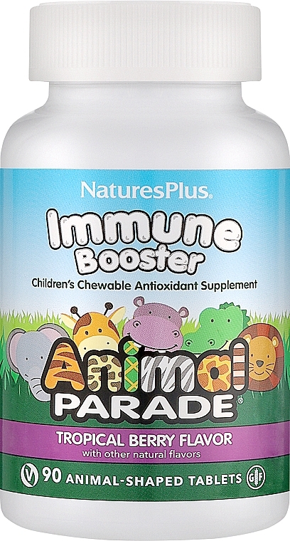 Комплекс для поддержки иммунной системы - NaturesPlus Animal Parade Kids Immune Booster — фото N1