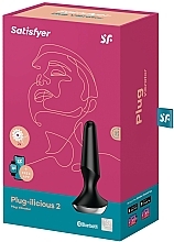 Духи, Парфюмерия, косметика Анальна пробка, черная - Satisfyer Plug-Ilicious 2