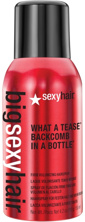 Спрей-аерозоль "Ефект начісування" - SexyHair BigSexyHair What A Tease Backcomb In A Bottle — фото N1