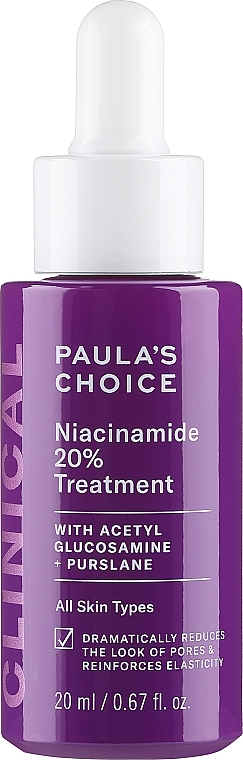 Высококонцентрированная сыворотка с ниацинамидом - Paula's Choice Clinical Niacinamide 20% Treatment — фото N2